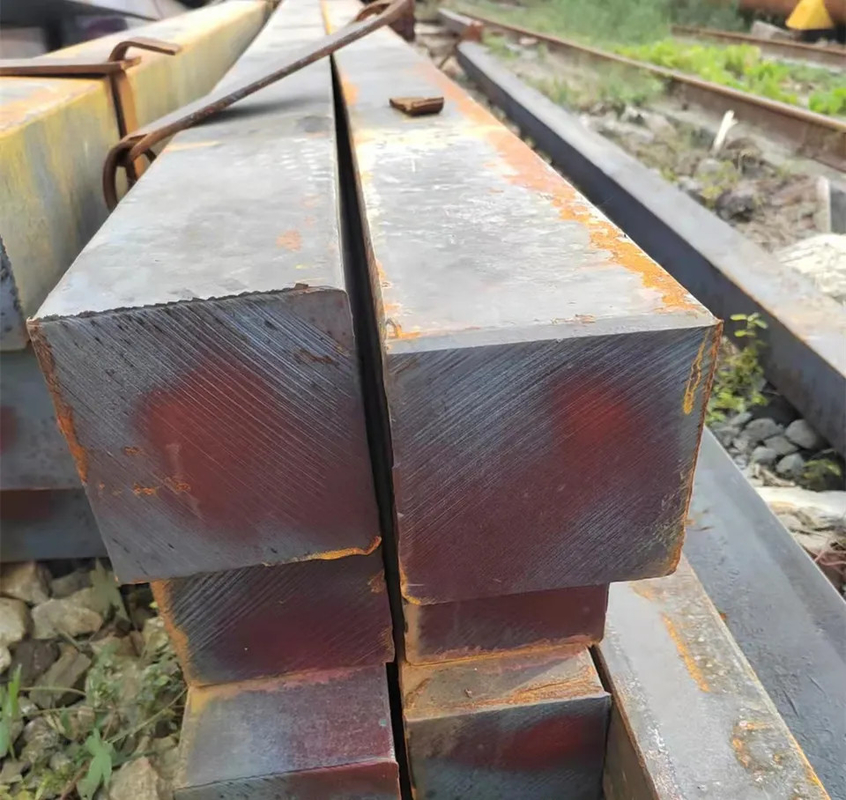 Q235 Ss400 Alloy Ms Square Стальная заготовка Горячекатаный углеродистый дамаск Круглый стержень 150 мм